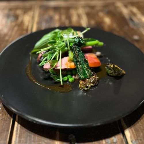 蔵元厳選豚肩ロースの炭火焼き 貴醸酒香るジュのソース